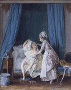 unknow artist Ladies as am mounting from sang France oil painting reproduction